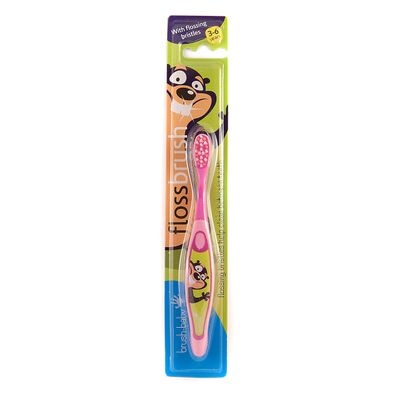 Brush-Baby FlossBrush 3-6 Years Pink