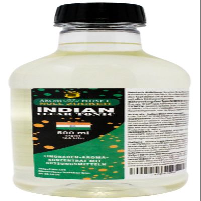 500ml Indian Tonic Concentrate - Zero Sugar - Quinine Infused - Makes 12.5 Litres of Sugar Free Soft Drink - Add to Carbonated or Sparkling Water for Fizzy Beverage