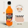 Zero Sugar Orange Soda Syrup Concentrate 500 ml - Make 12.5 Litres of Sugar-Free Soft Drink by Adding Flavouring to Carbonated Sparkling Fizzy Water view 3