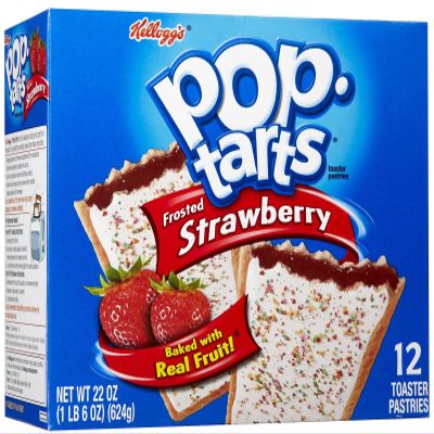 Kellogg's Pop-Tarts Toaster Pastries - Frosted Strawberry - 12 ct