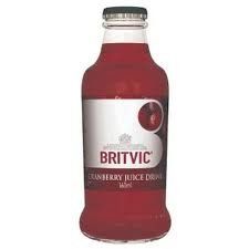 Britvic Cranberry Juice 24x160ml Glass Bottles