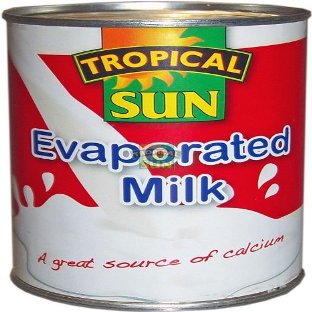 Tropical Sun Evaporated Milk 4, 10g