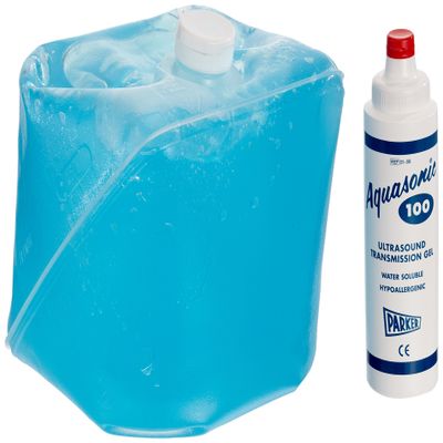 AQUASONIC 100 Ultrasound Transmission Gel 5 L  Patterson Medical | Hypoallergenic, Vegan Conductive Gel for Medical Ultrasound, Fetal Doppler and Diagnostic Imaging Procedures