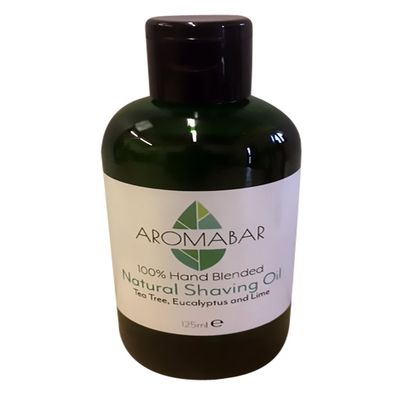Natural Shaving Oil with Tea Tree Eucalyptus & Lime 125ml