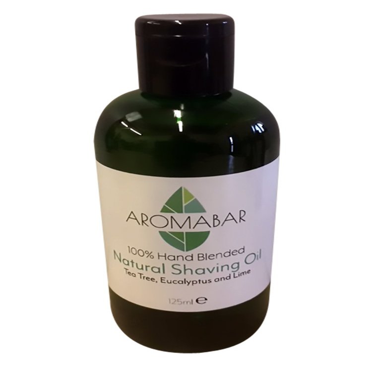 Natural Shaving Oil with Tea Tree Eucalyptus & Lime 125ml