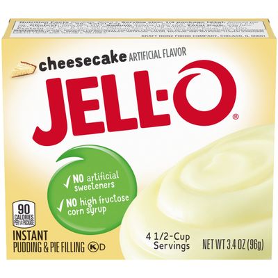 Jell-O Cheesecake Flavored Instant Pudding & Pie Filling, 3.4 oz Boxes (3 Pack) by N/A