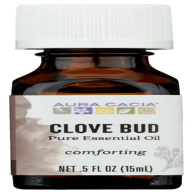 100% Pure Essential Oil, Clove Bud, .5 fl oz (15 ml) - Aura Cacia