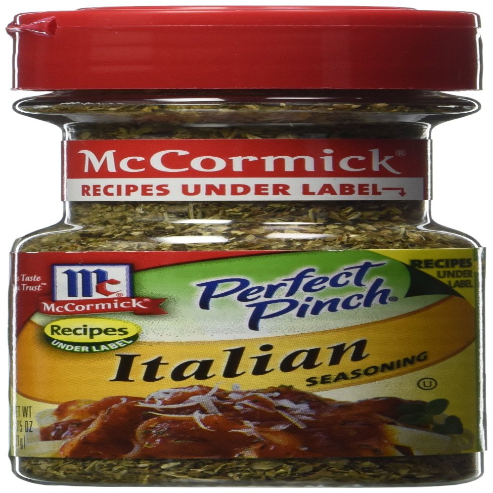3 McCormick Perfect Pinch Italian Seasoning 21.3 Grams Sealed Jars