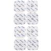 8 axion electrodes compatible with SANITAS & BEURER devices - 45x45 mm - TENS & EMS pads for electrostimulation machines - 3.5mm snap button view 1
