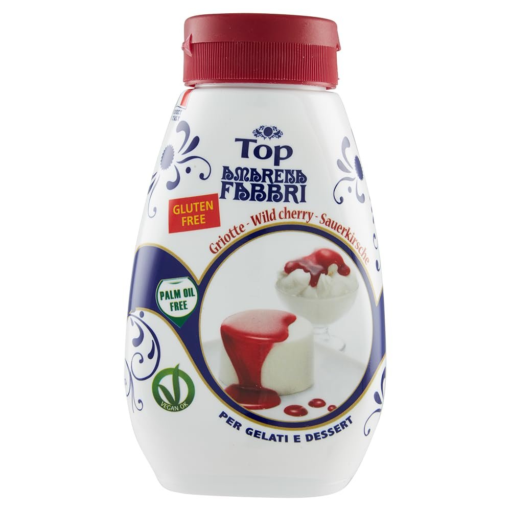 Fabbri Amarena Mini Topping Black Cherry Syrup 225g