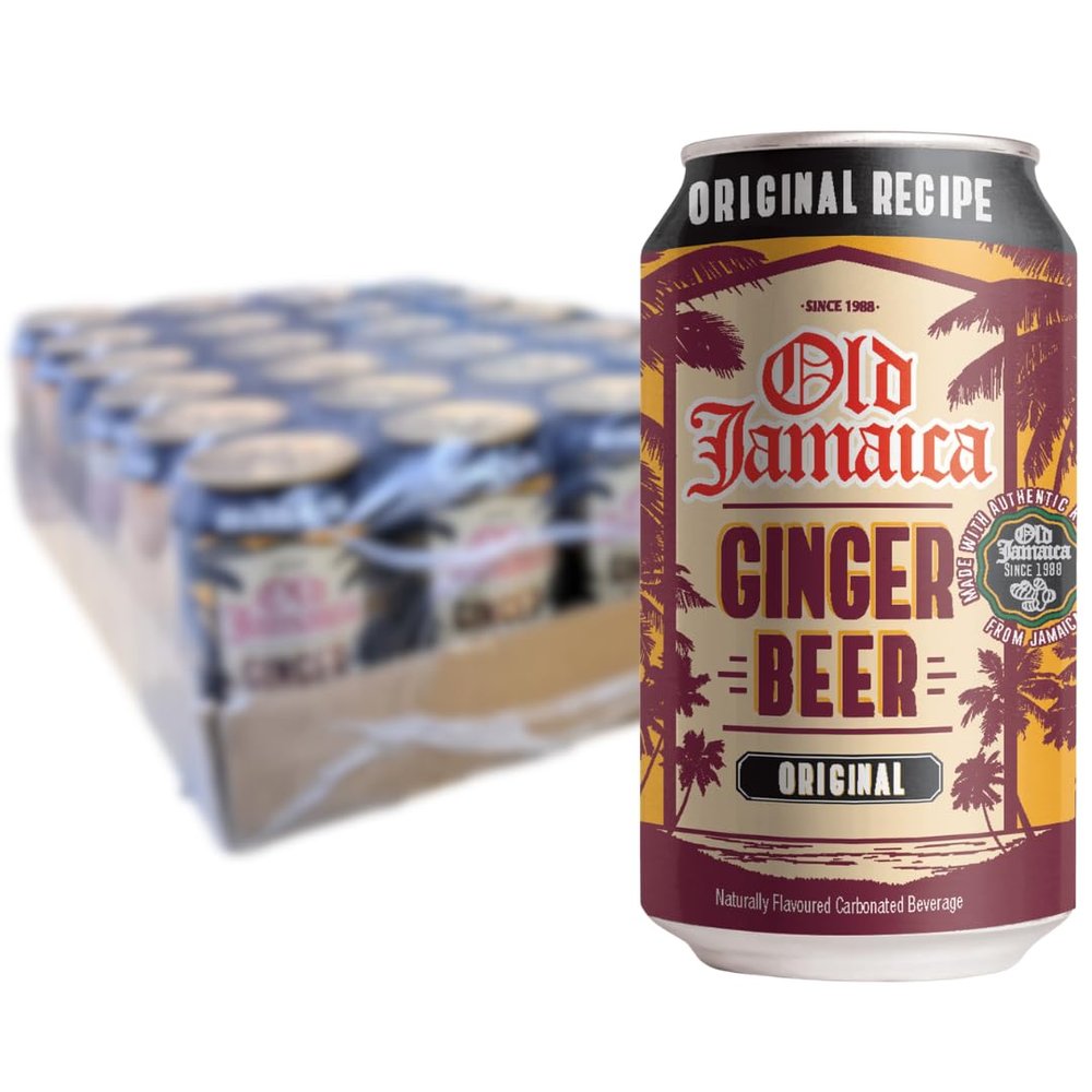 Old Jamaica Ginger Beer Soft Drinks 330ml (Case of 24) - Without Price Mark