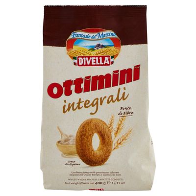 Divella biscotti ottimini integrali da 400 grammi (083285)