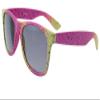 About Eyes SR620 Strength +1.00 Speckled Paint Sun Readers with Pouch Pink/Yellow view 1