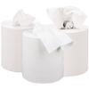 2Work 2-Ply Centrefeed Roll 150m White (Pack of 6) KF03804 view 2