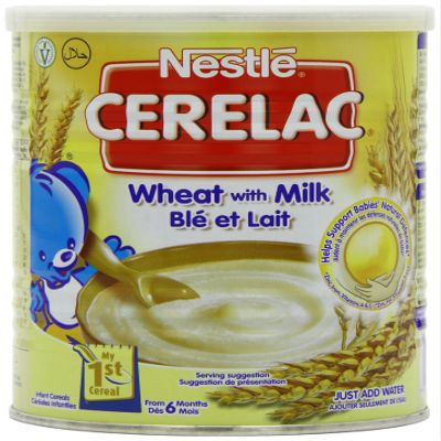 Nestle Cerelac Stage 1 from 6 Months Wheat with Milk 400 g (Pack of 4)