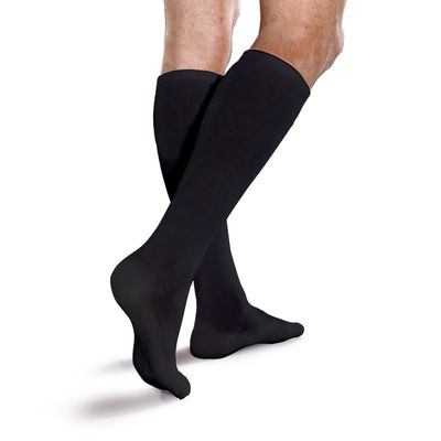 Cushioned Core-Spun Mild Support Sock Size: 2X-Large, Colour: Black