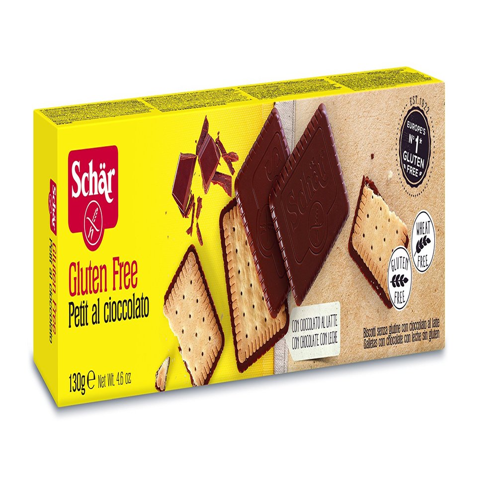 Biscotti Con Cioccolato Al Latte Per Celiaci Senza Glutine Petit Al Cioccolato 130 G