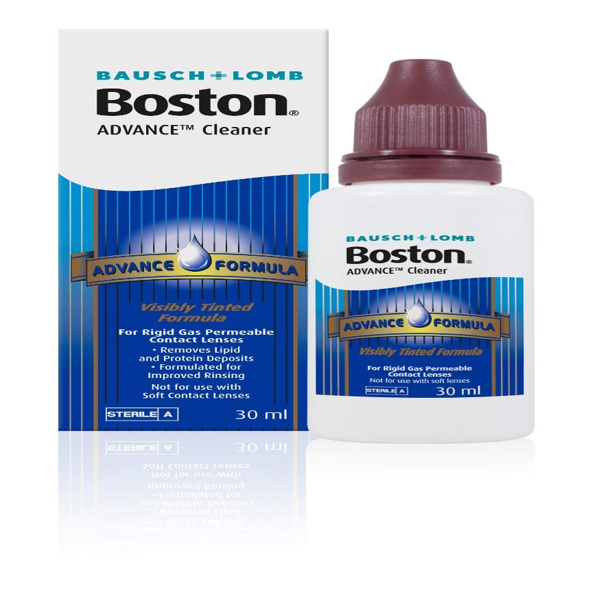 Boston Advance Cleaner, Leaves Lenses Clean, Ready for Disinfection and Conditioning, For Rigid Gas Permeable (RGP) and Hard Contact Lenses, 30 ml