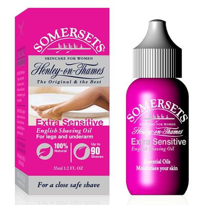 Somersets Maximum Glide Shaving Oil Women Extra Sensitive, Purple, 60 g