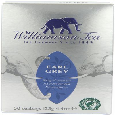 Williamson Tea Earl Grey (Pack of 4, Total 200 Teabags)