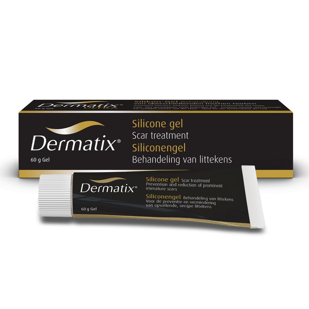 Dermatix Silicone Scar Gel Professional Scar Treatment for Surgery, Burns & Injuries Clinically Proven to Reduce the Appearance of Scars Smooths & Improves Skin 60 g