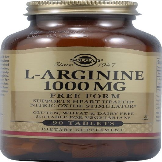 Solgar L-arginine 1000 Mg Tablets, 90