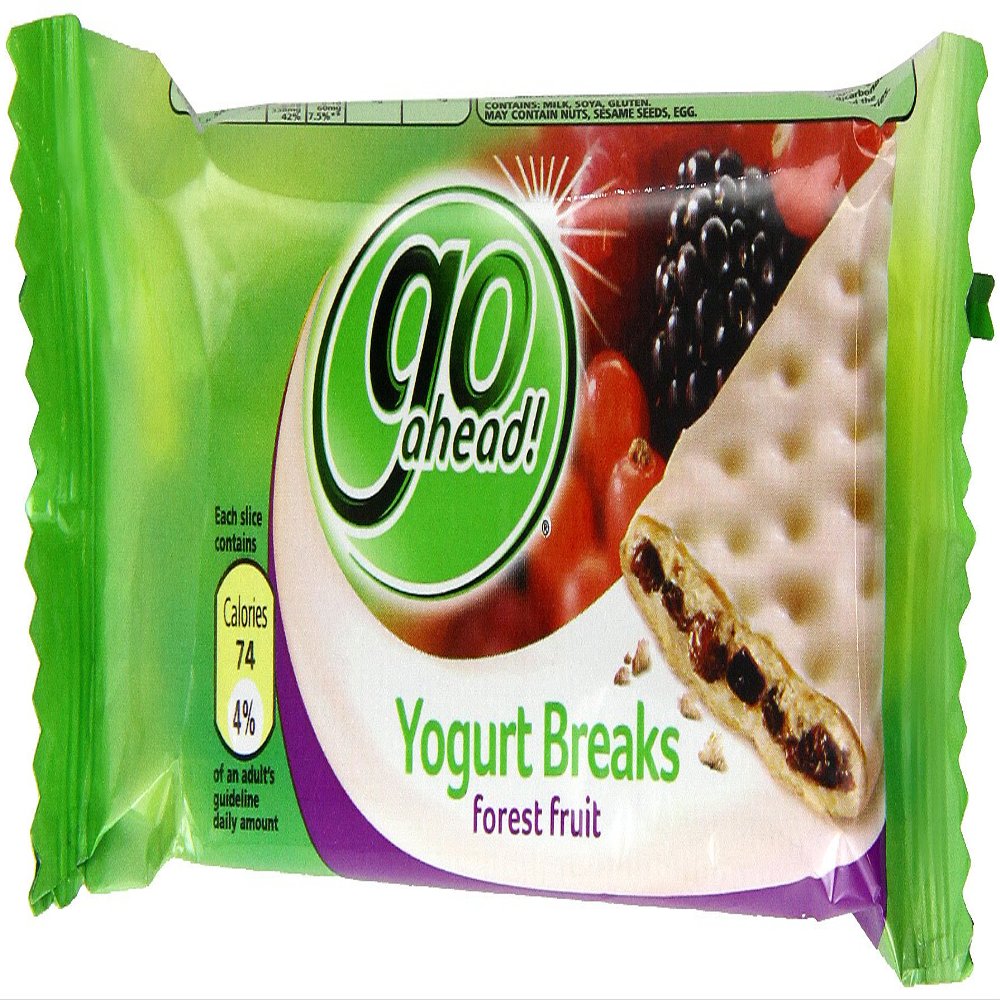 Go Ahead Yogurt Breaks Forest Fruit Twinpack 35 g (Pack of 24)