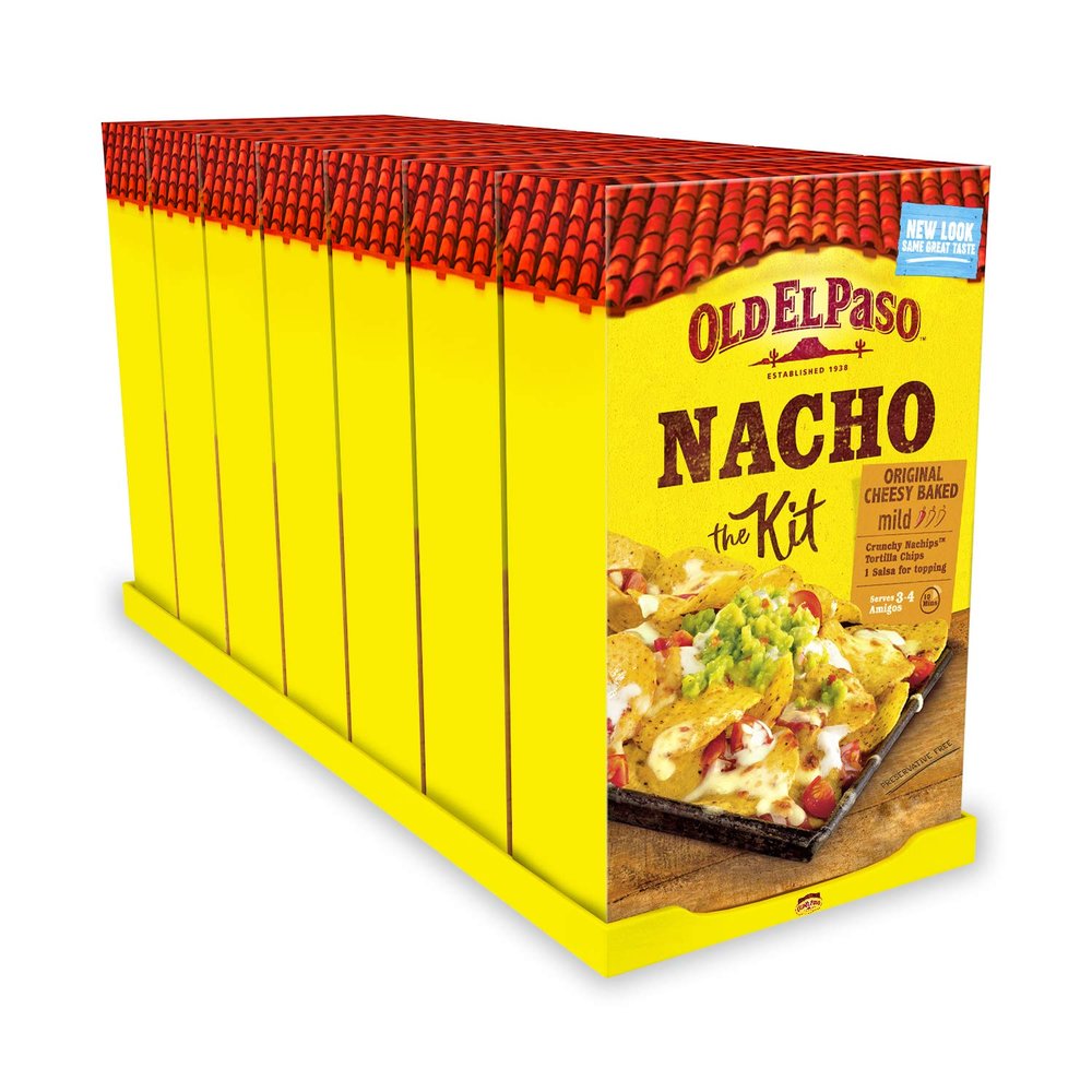 Old El Paso Original Cheesy Baked Nacho Kit 520g (Pack of 7)