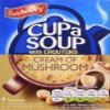 Batchelors Cup a Soup with Croutons Cream of Mushroom 4 Sachets 99 g (Pack of 9) view 1