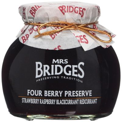 Mrs Bridges Four Berry Preserve - 340grams - Pack of 6