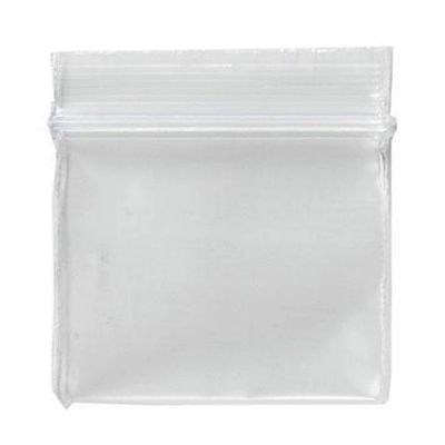 200-1" x 1" 1010 Clear Small Zipper Lock Baggies Craft Resealable Plastic Baggy 2 Mil Zipper Poly Bags