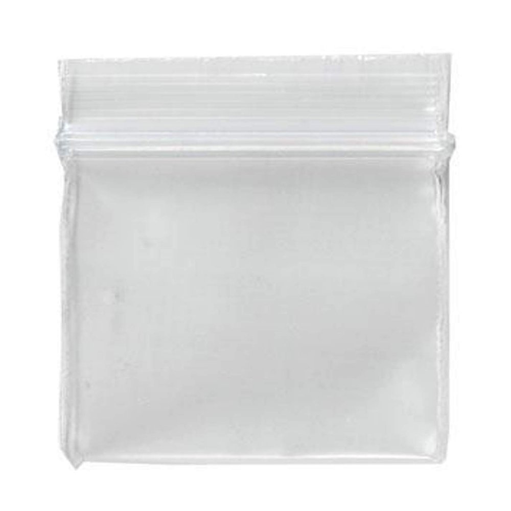 200-1" x 1" 1010 Clear Small Zipper Lock Baggies Craft Resealable Plastic Baggy 2 Mil Zipper Poly Bags
