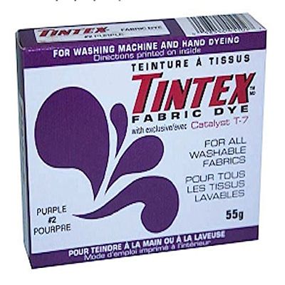 Lot of 1 Tintex Brand Purple Fabric Dye #2