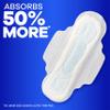 Always Maxi Feminine Pads for Women, Size 2 Long Super Absorbency, with Wings, Unscented, 60 Count view 4