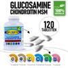 Seuren Nutrients | Glucosamine & Chondroitin Plus MSM 120 Tablets | High dose Capsules for Healthy Joints Gluten Free | Lactose Free | Sugar-Free | 100% Natural view 3