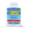 Seuren Nutrients | Omega 3 1000 mg Fish Oil 100 softgels | Highest Purity Gluten Free | Lactose Free | Sugar Free 100% Natural | view 1