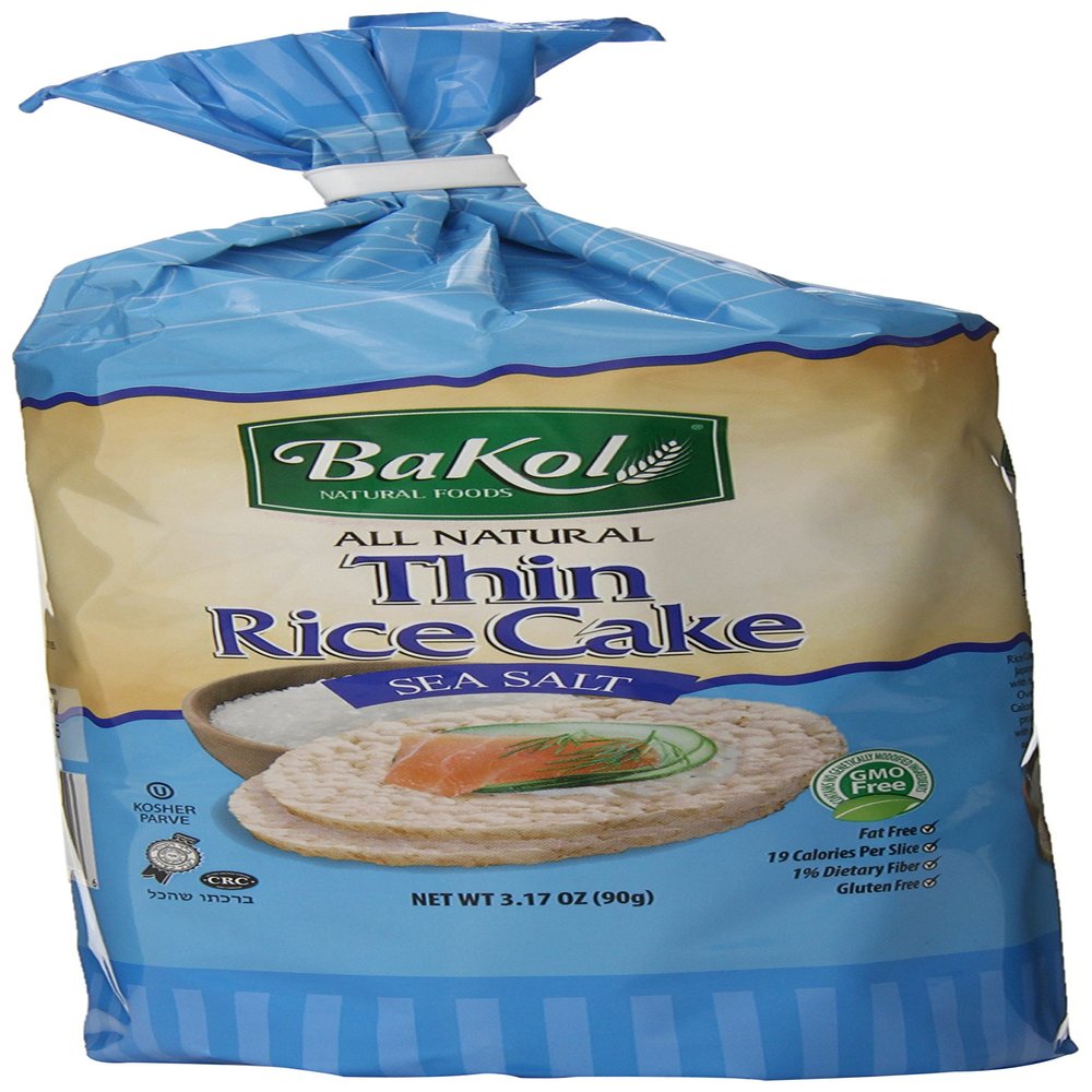 BAKOL THIN RICE CAKE SEA SALT [6 x 90 gr]