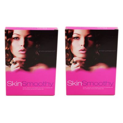 2x Skin Smoothy Simple Painless Hair Remover Pack