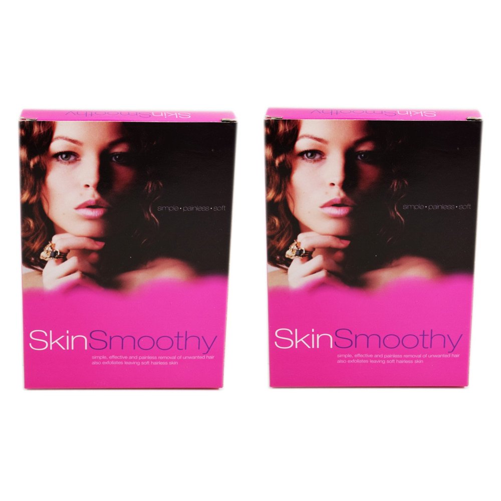2x Skin Smoothy Simple Painless Hair Remover Pack