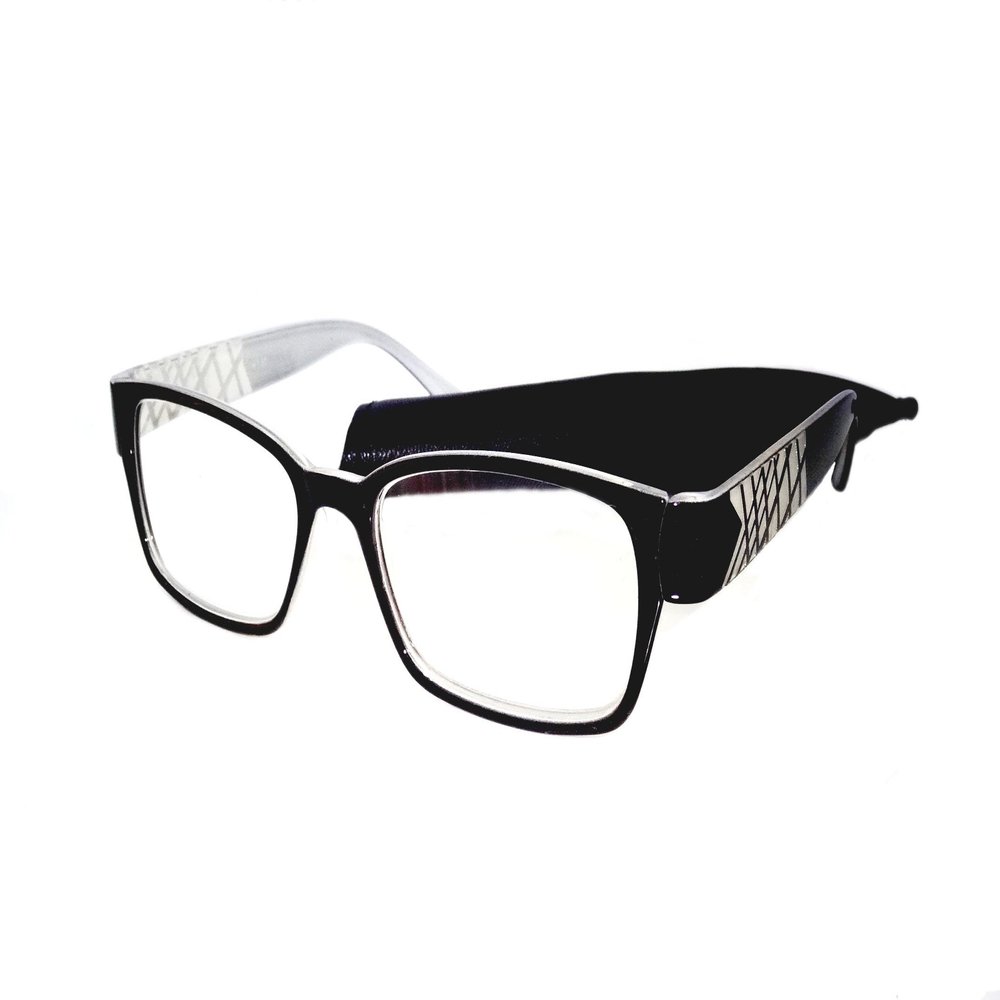 NEW READING GLASSES 5 STRENGTHS 3 COLOURS D532 (+2.50, BLACK)