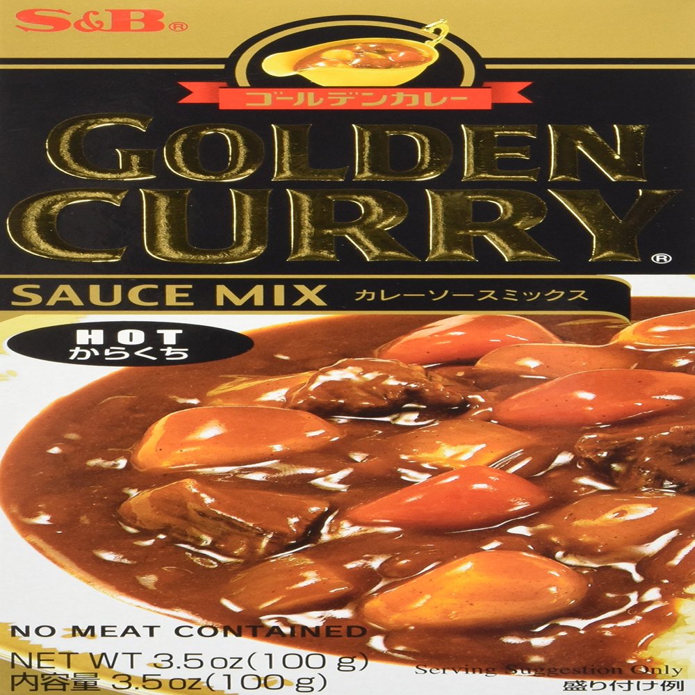 S&B Golden Curry Sauce Mix, Hot, 8.4-Ounce by S&B