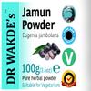 DR WAKDE'S Jamun Powder (Black Plum | Eugenia Jambolana) - 100g (3.5oz) | Pure, Raw & Dried Powder | Ayurvedic Herb | Vegan | Nothing Added, Nothing Removed | Same Day Dispatch view 3