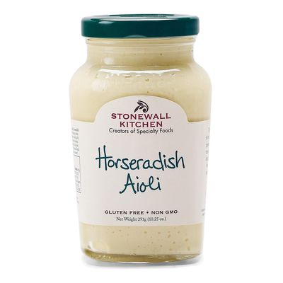 Stonewall Kitchen Horseradish Aioli, 291g Jar, Spicy Horseradish Aioli, Delicious with Grilled Vegetables or on Sandwiches