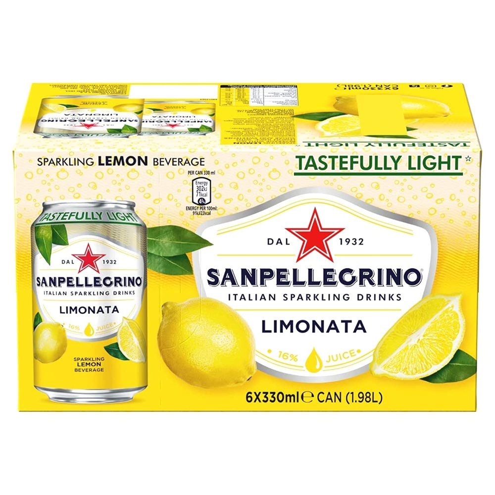 Sanpellegrino Limonata, 6 x 330ml