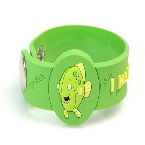 "I Have A Fish Allergy" Awareness Wristband