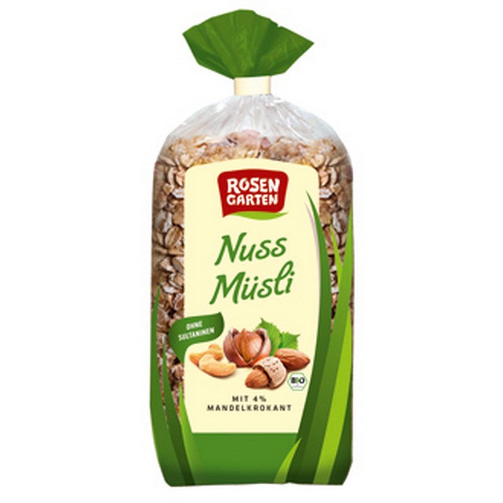 Peanut muesli ORGANIC 750 g Rosengarten