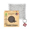 Knapp Made CM Scrubber - Stainless Steel Chain Mail Scrubber for Cast Iron Cookware view 1