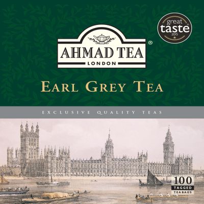 Ahmad Tea Earl Grey Tea | Black Tea - 100 Teabags
