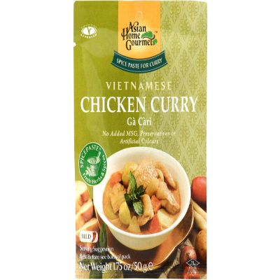 Asian Home Gourmet Vietnamese Chicken Curry Spice Paste, 50 g