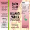 Health Plus Mega Multi Probiotic 20 Billion High Strength Multi-strain Probiotic Digestive Health Supplement - 60 Gelatin Free Capsules view 2